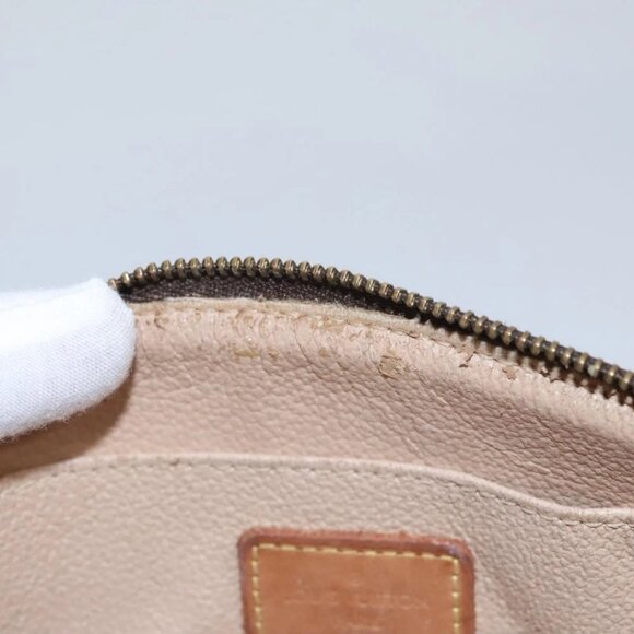 LOUIS VUITTON Monogram Pochette Cosmetic PM Cosmetic Pouch M47515 LV Auth 113199 - Picture 10 of 14